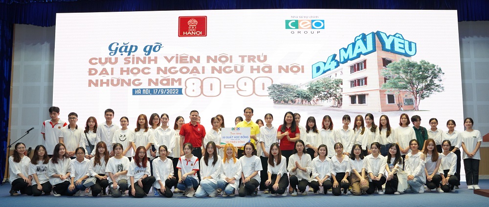 Tập đoàn CEO tặng 50 suất học bổng cho sinh viên Trường Đại học Hà Nội - Tập đoàn CEO